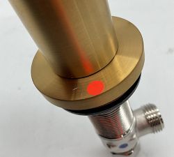 Open Box: Linden Lever Handle Widespread Bathroom Sink Faucet - Vintage Brass