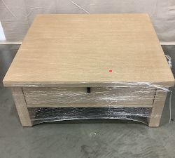 Open Box: Modern Farmhouse Square Coffee Table (36") - Fog