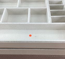 Open Box: Quinn Jewelry Box Foil Debossed, Large - Fawn