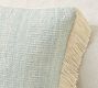 Textured Fringe Pillow