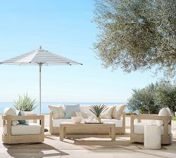 Premium 9' Round Outdoor Patio Umbrella &ndash; Rustproof Aluminum Tilt Frame