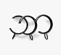 Quiet-Glide C-Loop Curtain Rings - Set of 10
