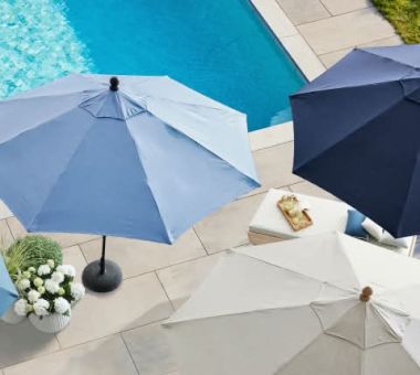 is pottery barn patio umbrella easy to open 10ft 3-Tier Market White Pole, Push Button Tilt, Crank Best Choice Products Rinse thoroughly with clean water to remove soap Pottery Barn - Outdoor 2019