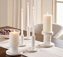 Cecille Ceramic Candle Holders