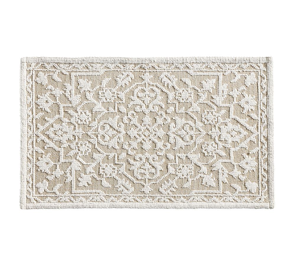 Rowen Bath Mat - Flax, 21" x 34"