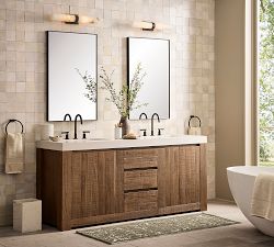 Frances Alabaster Double Tube Sconce (22")