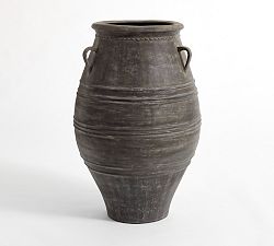 Open Box: Sienna Planter, Oversized Olive Jar (36" H) - Charcoal