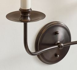 Hayden Metal Double Sconce (16")