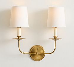 Hayden Metal Double Sconce (16")