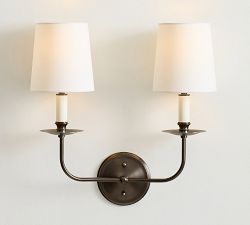 Hayden Metal Double Sconce (16")