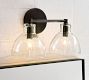 Bridget Recycled Glass Double Sconce (14")