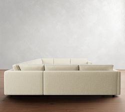 Carmel Slim Arm U-Shaped Sectional (144")