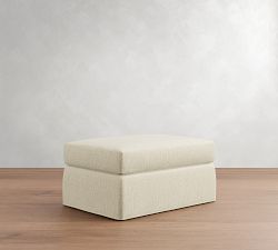 Carmel Slipcovered Sectional Ottoman