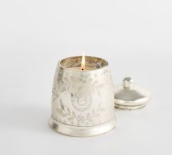 Etched Bell Candle - Balsam Fir Vetiver 