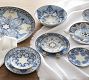 Hanukkah Latke Stoneware Appetizer Plates - Mixed Set of 8
