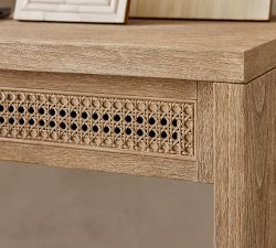 Marina Cane Mini Writing Desk (36")