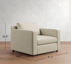 Pacifica Wide Arm Square Arm Chair