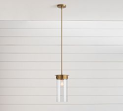 Solomon Recycled Glass Indoor/Outdoor Pendant (8")