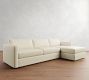 Carmel Slim Arm Chaise Sectional (107"&ndash;129")