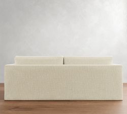 Carmel Slim Arm Slipcovered Sofa (56"&ndash;116")