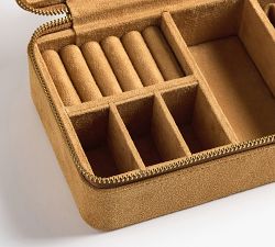Dillon Suede Jewelry Travel Case