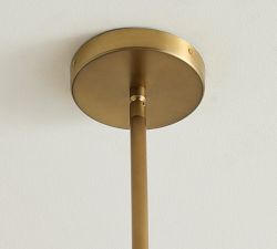 Laurel Grand Glass Pendant (12")