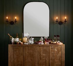 Lucca Iron Double Sconce (16")