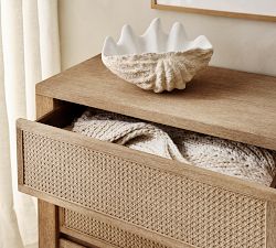 Marina Cane 6-Drawer Dresser (66")