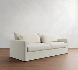 Westwood Slim Arm Deep Seat Slipcovered Sofa (67"-127")