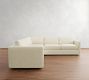 Carmel Slim Arm 3-Piece L-Shaped Sectional (110")