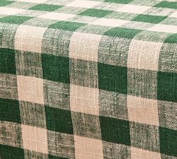 Dalton Check Yarn Dyed Cotton/Linen Table Runner