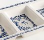 Hanukkah Botanical Stoneware Multi-Condiment Server