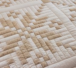 Shimmer Snowflake Quilted Sham