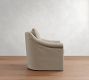 Ayden Roll Arm Slipcovered Swivel Glider