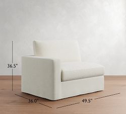 Build Your Own Westwood Square Arm Slipcovered Sectional