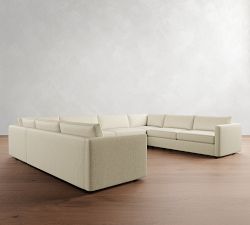 Carmel Slim Arm U-Shaped Sectional (144")