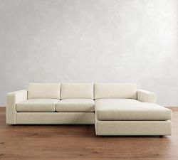 Carmel Wide Arm Chaise Sectional (113"&ndash;135")