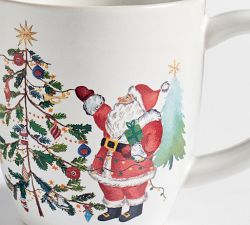 Christmas in the Country Stoneware Mugs