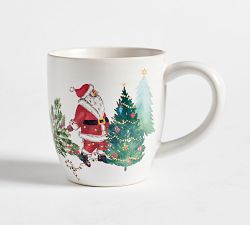 Christmas in the Country Stoneware Mugs
