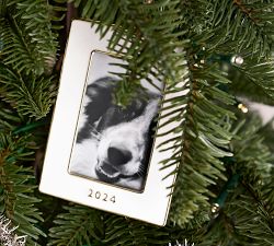 Dated Enamel Frame Ornament