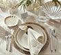 Pearlescent Shell Stoneware Serving Platter