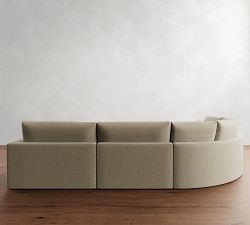 Westwood Square Arm Deep Seat 4-Piece Curved Wedge Sectional (151")
