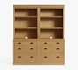 Aubrey Storage Shelf with 3-Drawer Cabinet (36"-72")