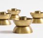 Essential Brass Candle Holders - Set of 4