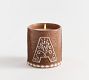 Gingerbread Alphabet Candle