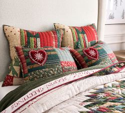 Holiday Love Reversible Quilted Sham