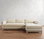 Jake Seadrift Wood Base Chaise Sectional (110"&ndash;120")