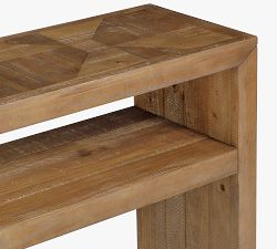 Reclaimed Parquet Console Table (52")