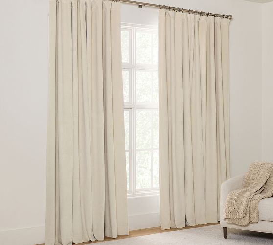 Pottery Barn Velvet Twill Curtain - Thumbnail 3