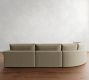 Westwood Roll Arm Deep Seat 4-Piece Curved Wedge Sectional (158")